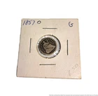 1857 Seated Liberty Half Dime Silver Coin Collection 5c