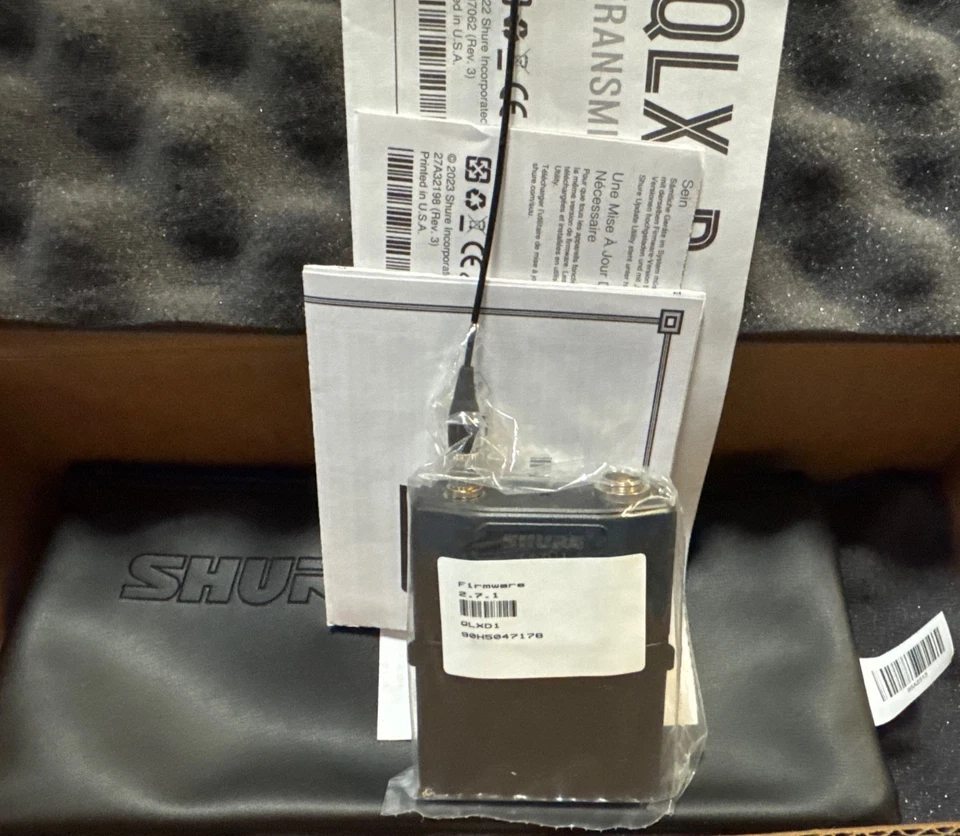 Shure QLXD1-H50 Wireless Bodypack Transmitter - Image 2 of 4