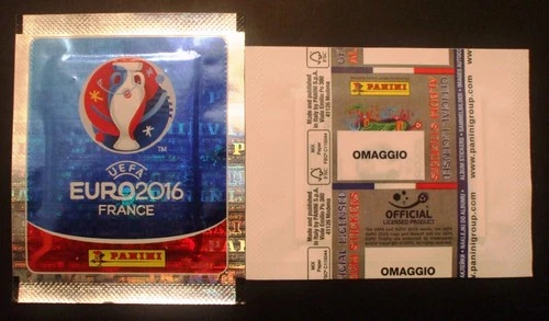 BUSTINA PACKET FIGURINE PANINI UEFA EURO 2016 OMAGGIO ITALIA