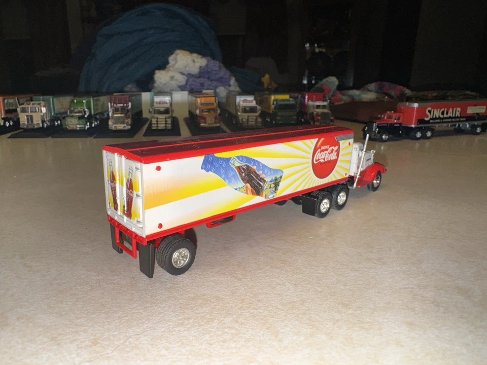Matchbox 1956 Mack B-61 Die Cast Tractor Trailer With COA Coke and Sunshine - Image 4 of 4
