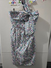 J Crew Dress Womens 6 Mini One Shoulder Liberty Fabric Floral Claire Aude New