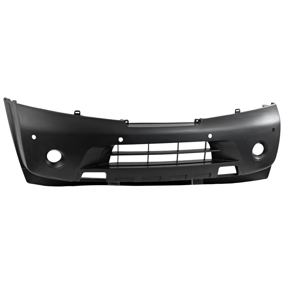 Front Bumper Cover For 2008-15 Nissan Armada Primed with Fog Lamp Hole NI1000253 - Image 3 of 4