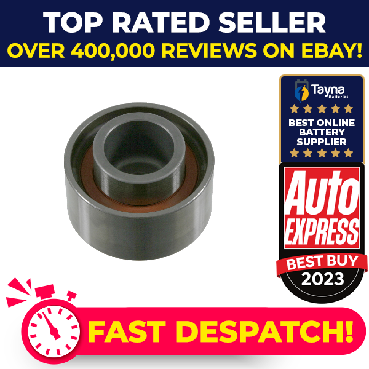 Timing Belt Guide Pulley fits KIA SHUMA FB, Mk2 1.8 97 to 04 Blue Print Quality