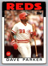 1986 Topps #595 Dave Parker
