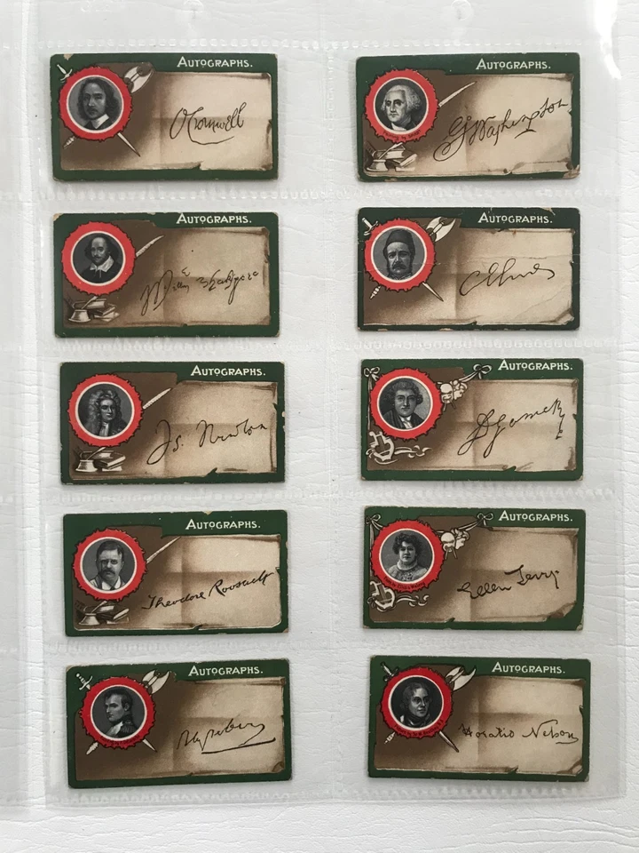 19 Taddy & Co Autographs Cigarette Cards issued 1912 - Image 3 of 4