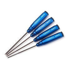 Turnigy V2 Hex Wrench Set 1.5-3mm Aluminum Blue Handle 4 pcs Used Japan hhb