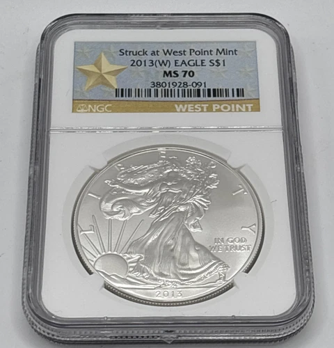 2013 W American Silver Eagle 1oz NGC MS70