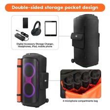 Cover for JBL PartyBox 710 Dustproof Speaker Travel Bag with Dual Side Pocket US
