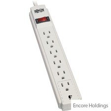 Tripp Lite by Eaton Power It 6-Outlet Power Strip - White - 15 feet PS615