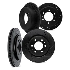 For Mercedes-Benz Sprinter 2500 10-18 Brake Rotor Set DFC Premium Drilled &