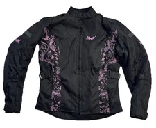 HWK Women's Motorcycle Jacket XL Armor Rain Waterproof Moto Riding Ladies Motor