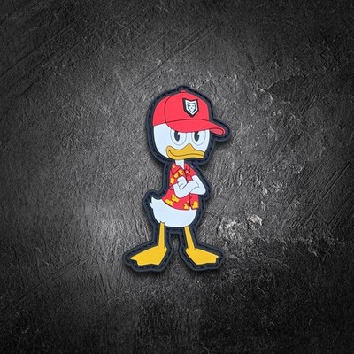 Huey Duck (red) PVC Morale Patch