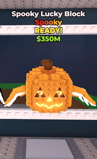 ROBLOX STEAL A BRAINROT [SAB] Spooky Lucky Block In-Game Delivery