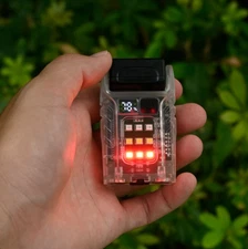 Portable Mini Pocket LED Flashlight Magnetic USB Rechargeable Torch Work Light