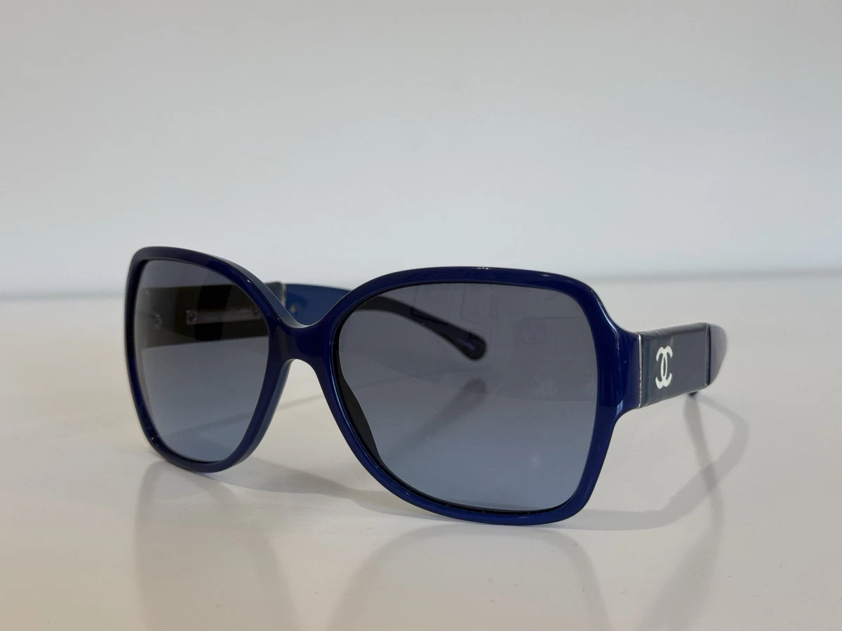 CHANEL Blue Plastic Frame Sunglasses for Women for sale | eBay