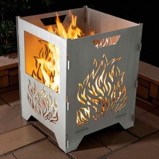 Feuerkorb Flammen Feuertonne 4…