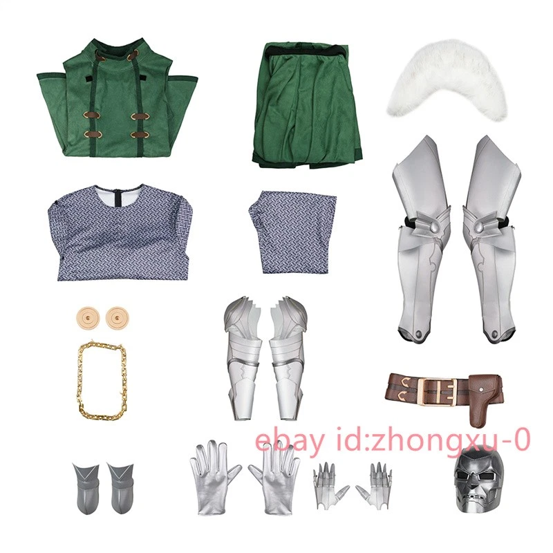 Doctor Doom Outfit Cosplay Halloween Costume Full Set Mask - Image 4 of 4
