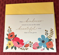 Lot of 7 Thank You Greeting Cards with Envelopes  5" x 4"  Blank Inside