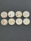 8 Lot Of 1957 - 1963 Washington Silver Quarter Coin 25C 90%