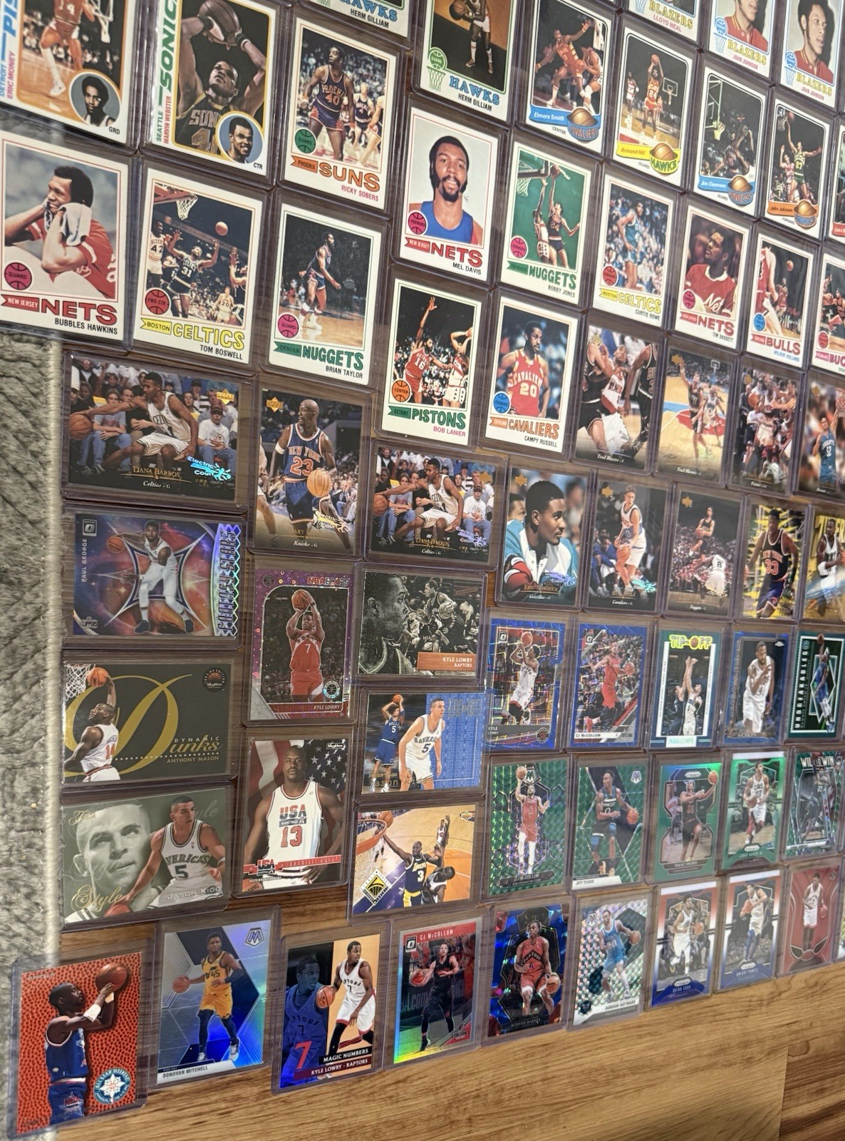 NBA COLLECTION 300+ Cards, 10 PSA 9/10, MJ Set, 70s Vintage, Rare 90s Inserts view 6