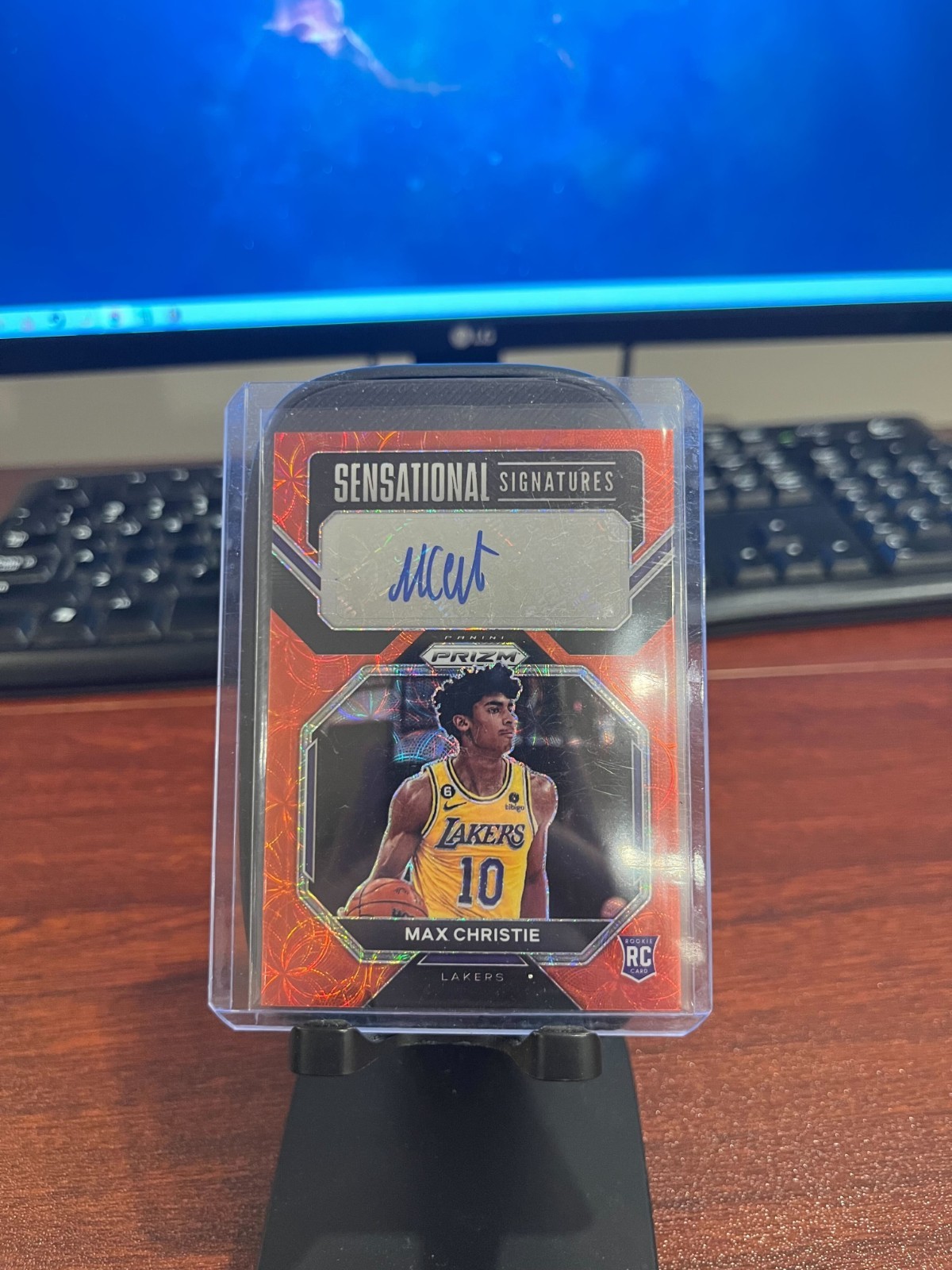 2022 Prizm Choice MAX CHRISTIE Rookie Auto Red Scope Sensational Signatures