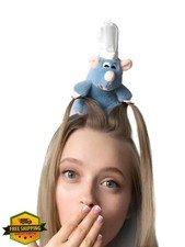 Jeffan Rat Headband, Plush Mouse Costume, Cute Cartoon Ears