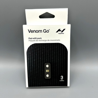Hyperice Venom Go Refill Pad Pack (3-Pad)   Heat & Vibration Therapy   NEW
