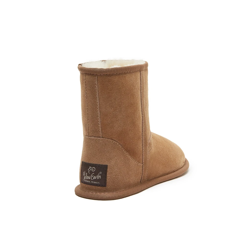 Botas UGG Byron clásicas para mujer y hombre - suela de gamuza de cuero suave Foto 3 de 4