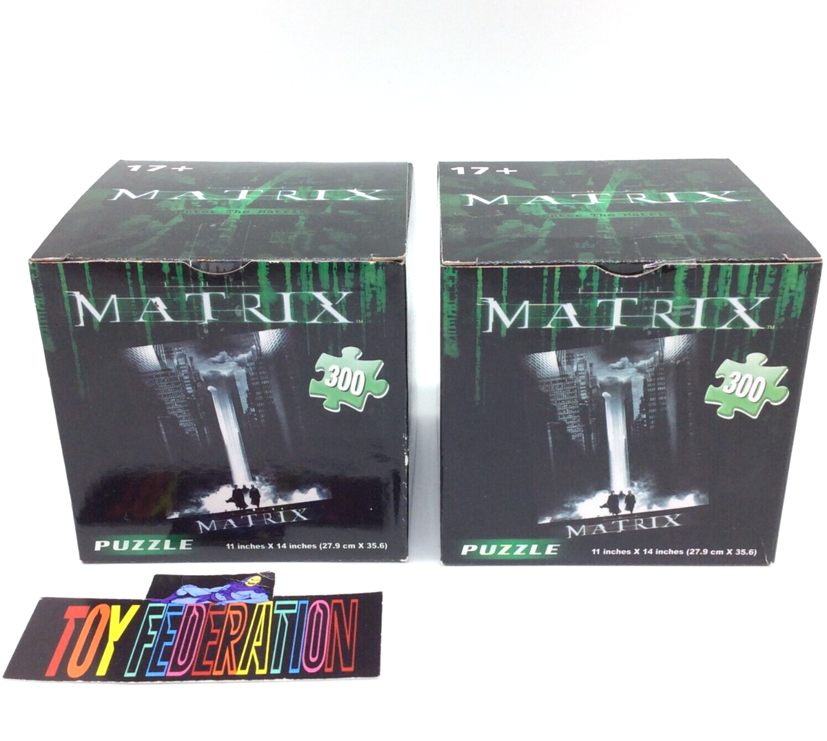 Lot Of 2 - Matrix Movie 300 Piece Puzzle - 11x14 Inches - NIB | eBay