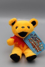 Vintage Grateful Dead Bear Beanbag Plush Jack Straw new with Tags 7" Liquid Blue
