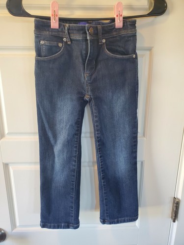 Unisex Kids L.L. Bean Fleece Lines Jeans sz - 4 - Picture 5 of 8
