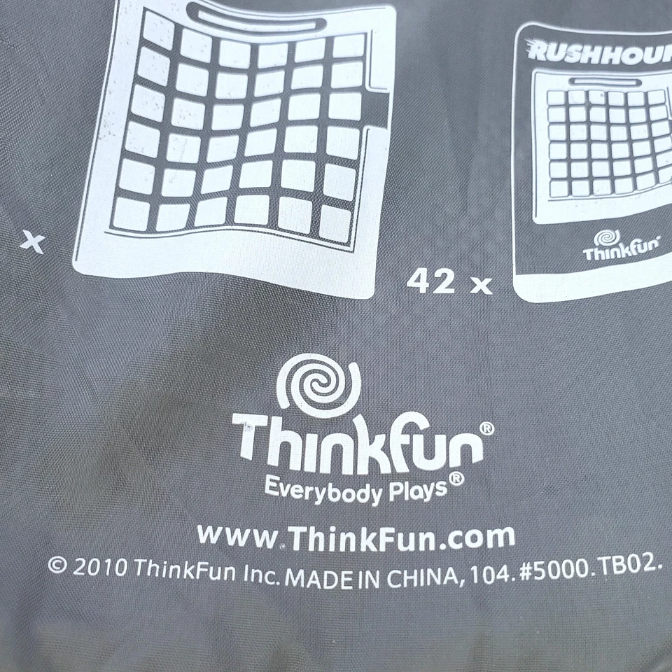 RUSH HOUR Traffic Jam Logic Game by ThinkFun 2010 Complete Educational School - Image 2 of 4