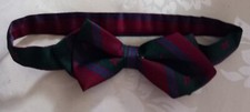 * NOEUD PAPILLON POUR HOMME * SOIE * VERT-BORDEAUX-BLEU