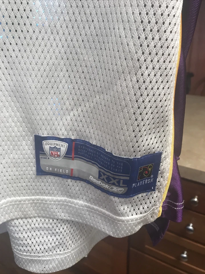 Camiseta autografiada/firmada de los Minnesota Vikings 29 Chester Taylor XXL NFL Foto 4 de 4