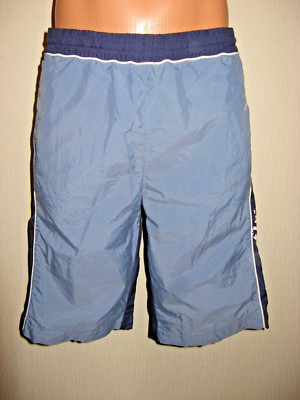 GETRAGEN JUNGEN BLAU NIKE SPORTLICH GEFÜTTERT STRAND SCHWIMMEN BERMUDA SURFEN SHORTS ALTER 13-14