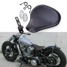 Black Motorcycle Leather Solo Seat Spring Bracket For Harley Sportster Iron 883