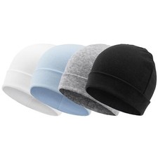 4 Pcs Newborn Baby Hat Infant Beanie Caps Soft Cotton Toddler Hats Newborn Ho...