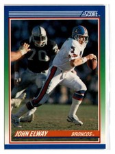 1990 Score 100 Hottest #10 John Elway