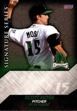 2017 Dayton Dragons Choice #13 Scott Moss Deltona Florida FL Baseball Card