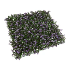 20x20" Artificial Faux Lavender Buxus Greenery Fence Screen Wall Decor Panel