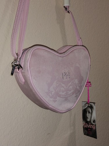 PARIS HILTON BAG PARIS HILTON PURSE PARIS HILTON SLIVING SHOULDER BAG HEART NEW - Picture 5 of 10