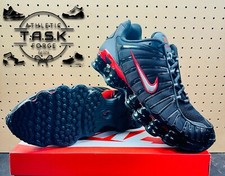 NEW Nike Shox TL Black Red Metallic Silver CN0151-003 Men  s Sz 11