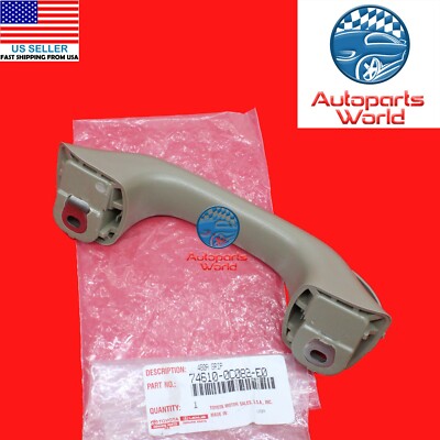 GENUINE OEM TOYOTA SEQUOIA TUNDRA FRONT PILLAR BEIGE GRAB HANDLE