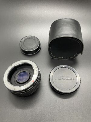 Gemini Auto 2x Tele Converter Lens for Pentax K Camera Used Made in Japan w/case
