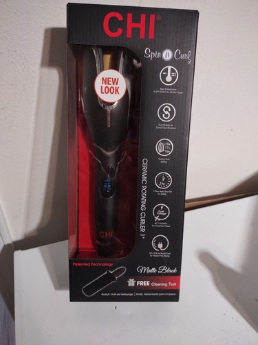 CHI Air Spin N Curl Curling Iron/Wand - Black Bonus: Silk Infusion - Picture 5 of 6