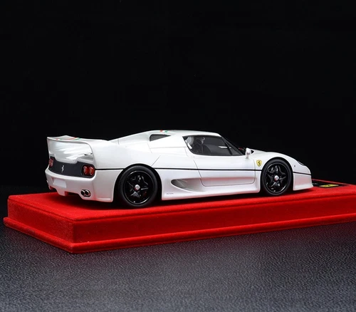 1/18 Looksmart Ferrari F50 Pearl White with Italian Stripe Limited 35pcs - Picture 7 of 9
