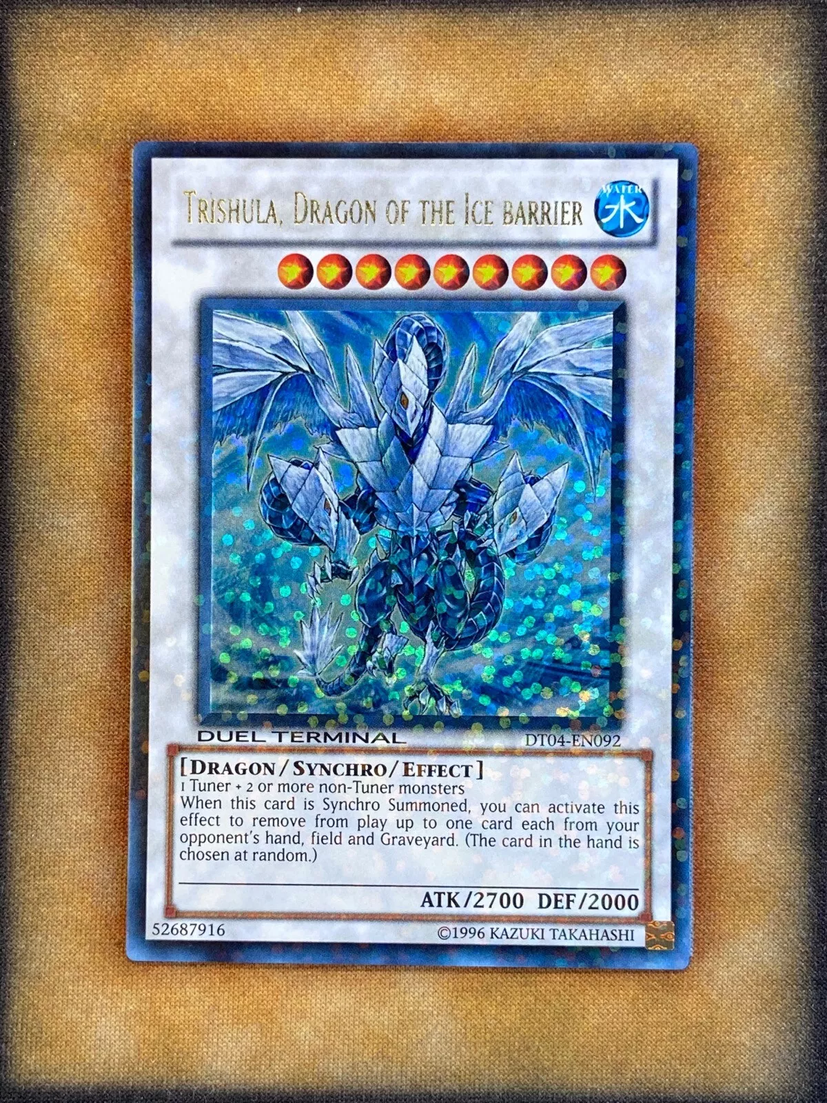 Trishula Dragon of the Ice Barrier Yugioh Values - MAVIN Trishula Dragon of the Ice Barrier Yugioh Values - MAVIN