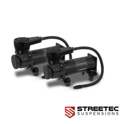 STREETEC comp1 EVO black 2 Stück Kompressor Luftfahrwerke Airride Air Lift