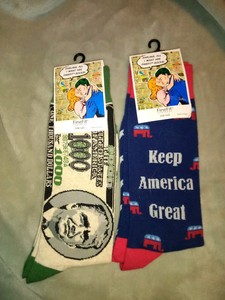 Lot Of 2 Trump Crew Socks