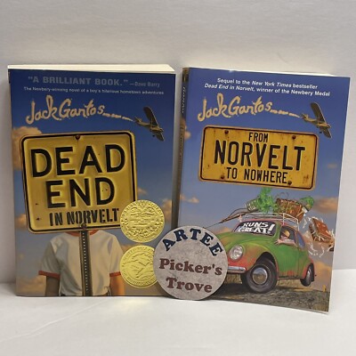 Dead End in Novelt & From Novelt to Nowhere Bundle by Jack Gantos Paperback